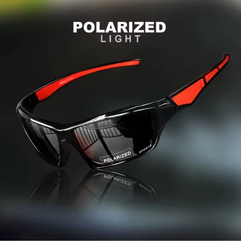 3PCS Polarized Sports Sunglasses Men Women Fishing Running Cycling UV400 Shades - Picture 3 of 9
